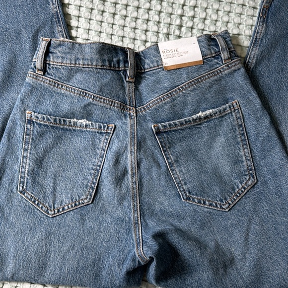 NWT Dynamite Rosie Ultra High Rise Jeans with Slits - Picture 7 of 13